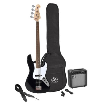 Basģitāras komplekts SX SB1SK-BK