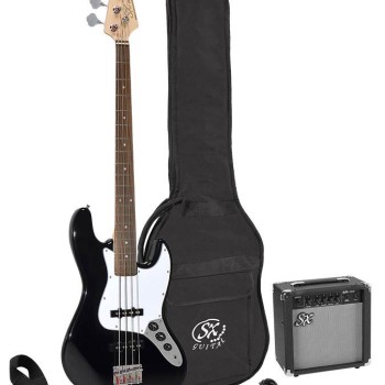 Basģitāras komplekts SX SB1SK-BK
