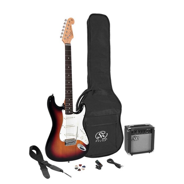 SX Electric Guitar Pack SE1SK-3TS