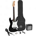 SX Electric Guitar Pack SE1SK-BK