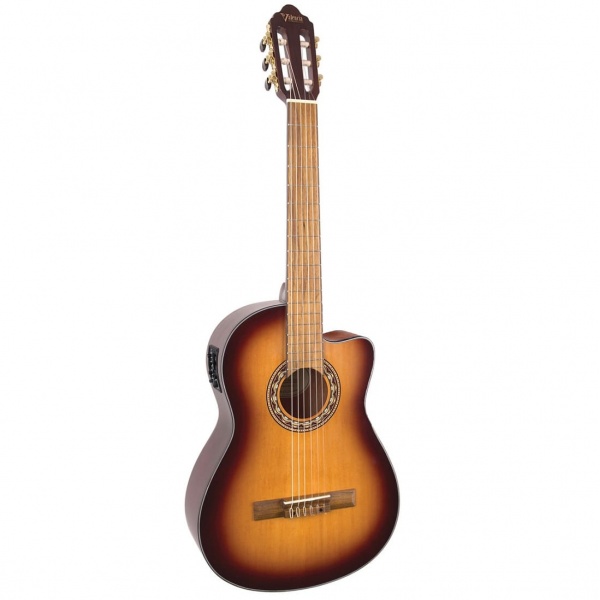 Valencia classical guitar with pickup VC304-CE-ASB