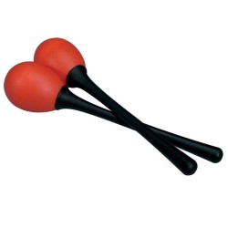 Shaker eggs with handle SE-3-RD (pair)
