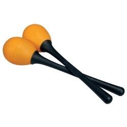 Shaker eggs with handle SE-3-OR (pair)