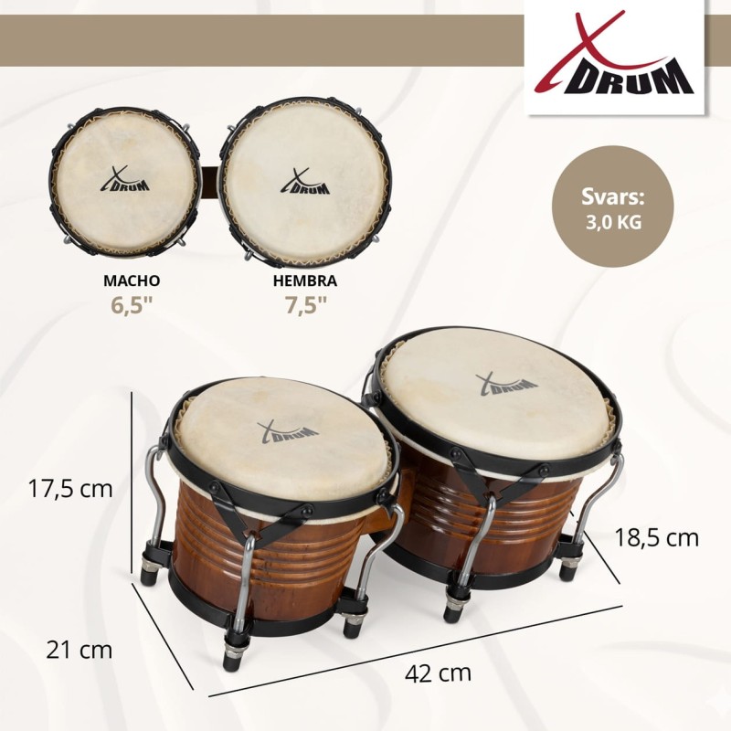 Bongo XDrum Pro Tobacco Bongo XDrum Pro Tobacco