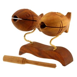 Sound effect Rasp Wooden fish on stand FAS-1