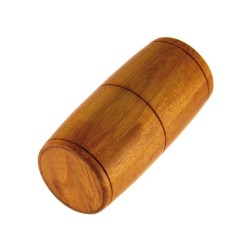 Barrel-shaped wooden shaker HR-14