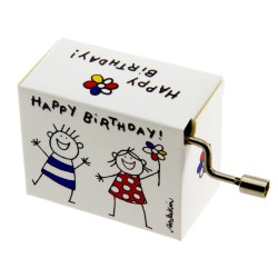 Mūzikas kastīte Happy Birthday to You (Balta) Mūzikas kastīte Happy Birthday to You (Balta)