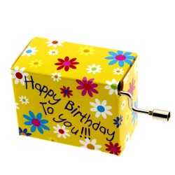Mūzikas kastīte Happy Birthday to You (Dzeltena) Mūzikas kastīte Happy Birthday to You (Dzeltena)