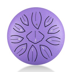 Hluru Tongue Drum Mini Ginkgo C min Lavender
