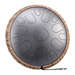 Hluru Steel tongue drum 14" 15 tone Meteorite