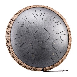 Hluru Steel tongue drum 14" 15 tone Meteorite
