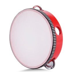 Tamburīns ar plēvi TH6-4-Red