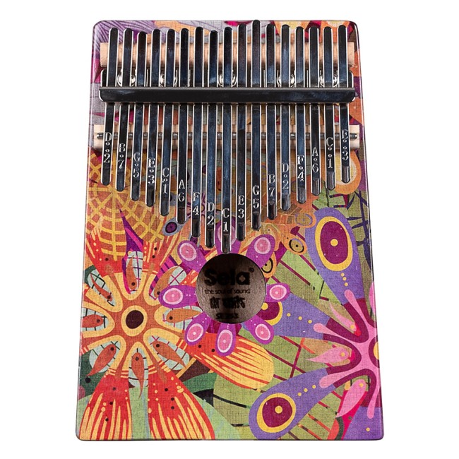 Kalimba Sela Mahogany 17 SE-253 Flower Power