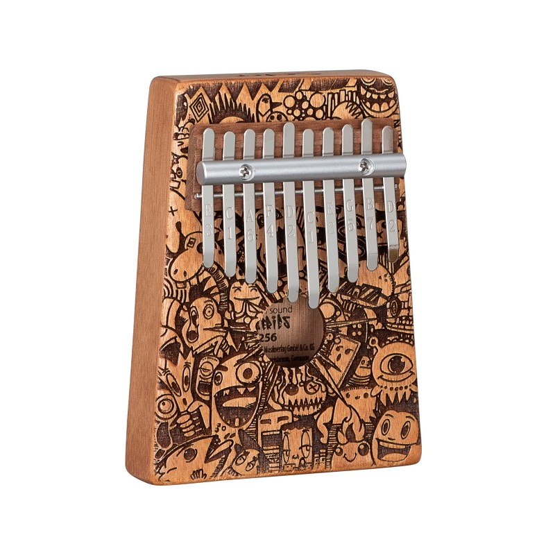 Kalimba Sela Mahogany 10 SE-256 Little Monster Laser Kalimba Sela Mahogany 10 SE-256 Little Monster Laser