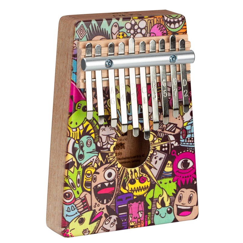 Kalimba Sela Mahogany 10 SE-259 Little Monster Kalimba Sela Mahogany 10 SE-259 Little Monster