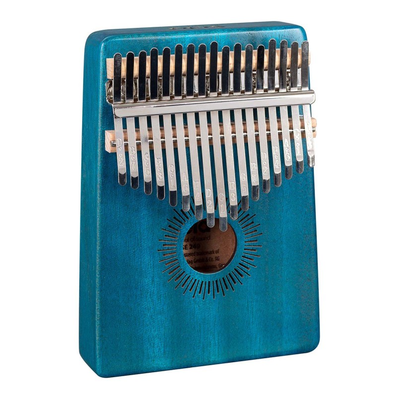 Kalimba Sela Mahogany 17 SE-249-Blue Kalimba Sela Mahogany 17 SE-249-Blue