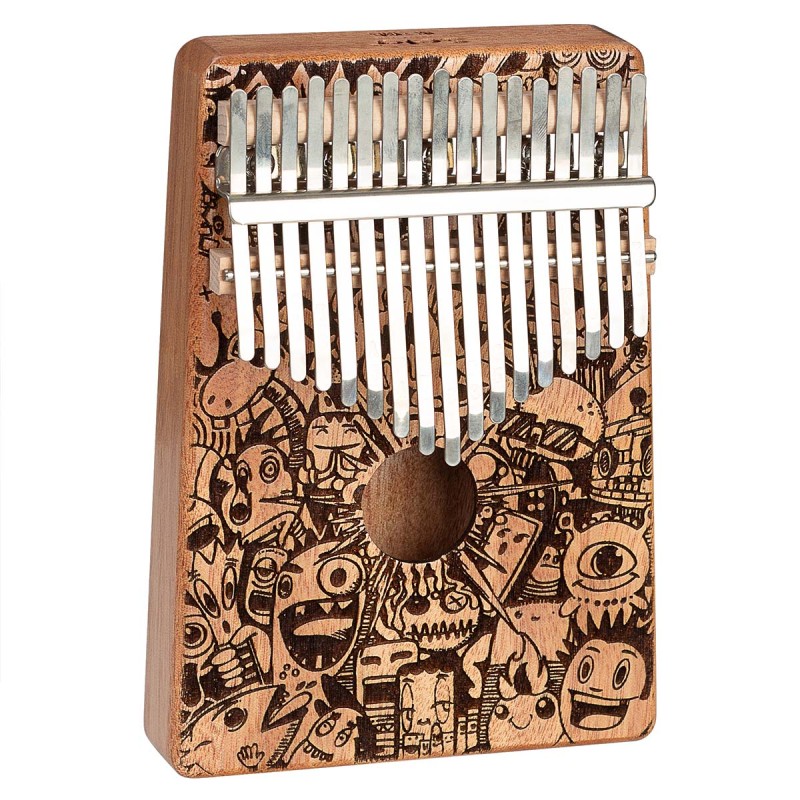 Kalimba Sela Mahogany 17 SE-251 Little Monster Laser Kalimba Sela Mahogany 17 SE-251 Little Monster Laser