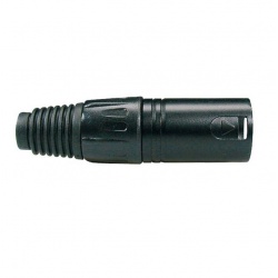 Boston XLR plug  XLR-3-MVBK