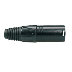XLR konektors Boston XLR-3-MVBK XLR konektors Boston XLR-3-MVBK