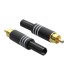 Konektors RCA Male MRCA-25-BK Konektors RCA Male MRCA-25-BK