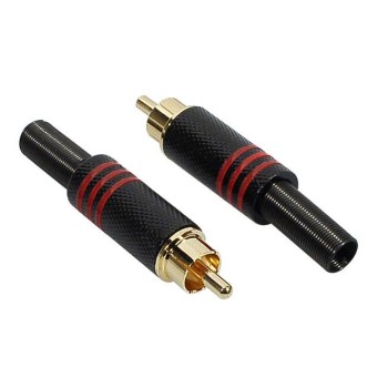 Konektors RCA Male MRCA-25-RD