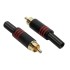 Konektors RCA Male MRCA-25-RD Konektors RCA Male MRCA-25-RD