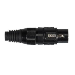 XLR konektors XLR-1-FVBK  XLR konektors XLR-1-FVBK