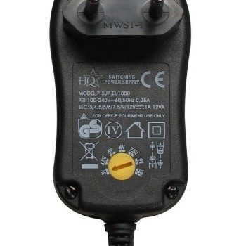 Strāvas adapteris Boston 1000-MASW (3-12V; 1000mA) Strāvas adapteris Boston 1000-MASW (3-12V; 1000mA)