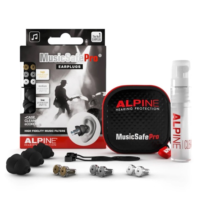 Ausu aizbāžņi Alpine MusicSafe PRO - Black