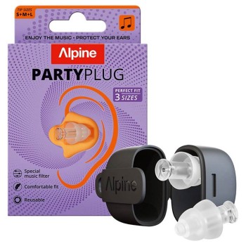 Ausu aizbāžņi Alpine PartyPlug Transparent