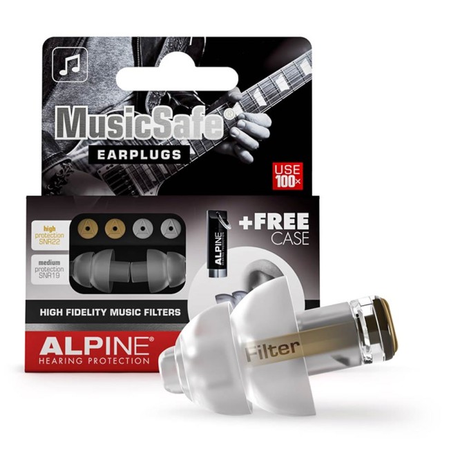 Ausu aizbāžņi Alpine Music Safe Transparent