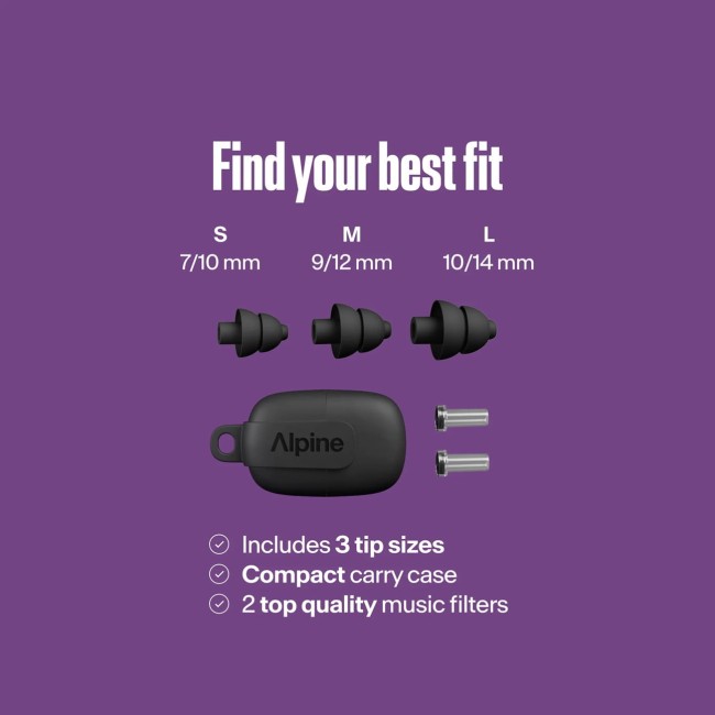 Ausu aizbāžņi Alpine PartyPlug Pro BK