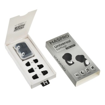 Ausu aizbāžņi HASPRO Earplug-BK Ausu aizbāžņi HASPRO Earplug-BK