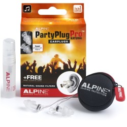 Alpine earplugs Partyplug Pro Natural