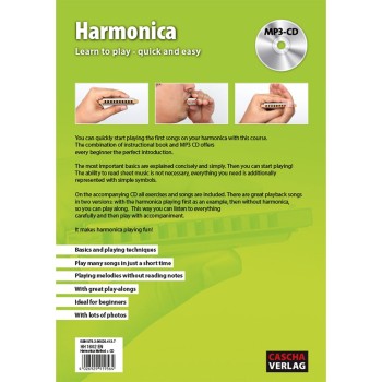 Harmonica - Learn to play quick and easy + CD (Mutes Harmonikas) Harmonica - Learn to play quick and easy + CD (Mutes Harmonikas)