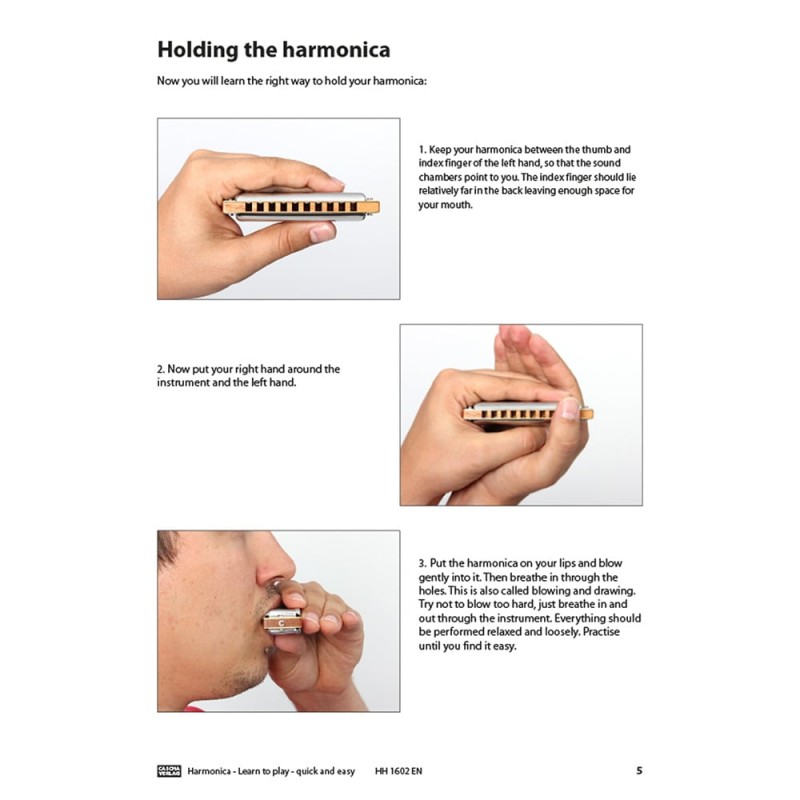 Harmonica - Learn to play quick and easy + CD (Mutes Harmonikas) Harmonica - Learn to play quick and easy + CD (Mutes Harmonikas)
