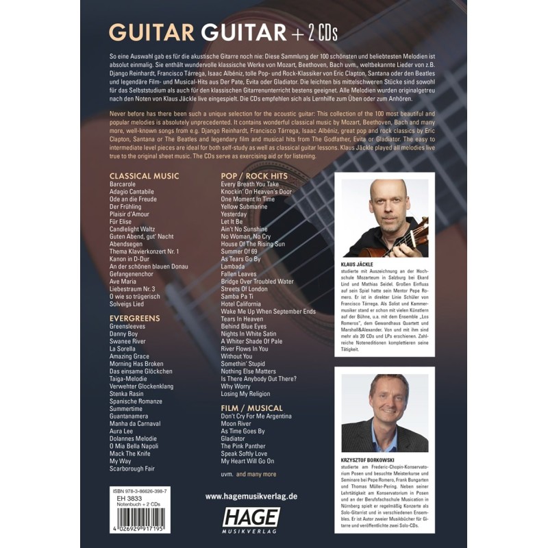 Guitar Guitar (+ 2 CDs) (Ģitāra) Guitar Guitar (+ 2 CDs) (Ģitāra)