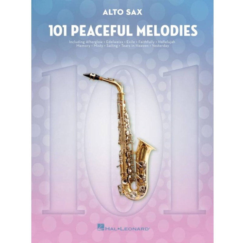 101 Peaceful Melodies for Alto Sax (Saksofons)