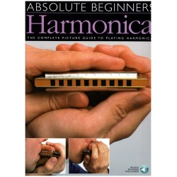 Grāmata - Absolute Beginners Harmonica Grāmata - Absolute Beginners Harmonica
