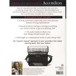 Grāmata akordeonam - Absolute Beginners Accordion + CD Grāmata akordeonam - Absolute Beginners Accordion + CD