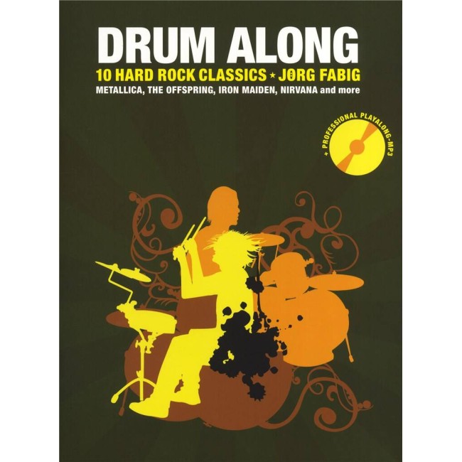 Drum Along - 10 Hard Rock Classics & CD (Bungas)