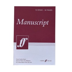 Sheet Music Notebook A4 32 pages