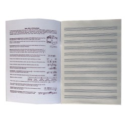 Sheet Music Notebook A4 32 pages