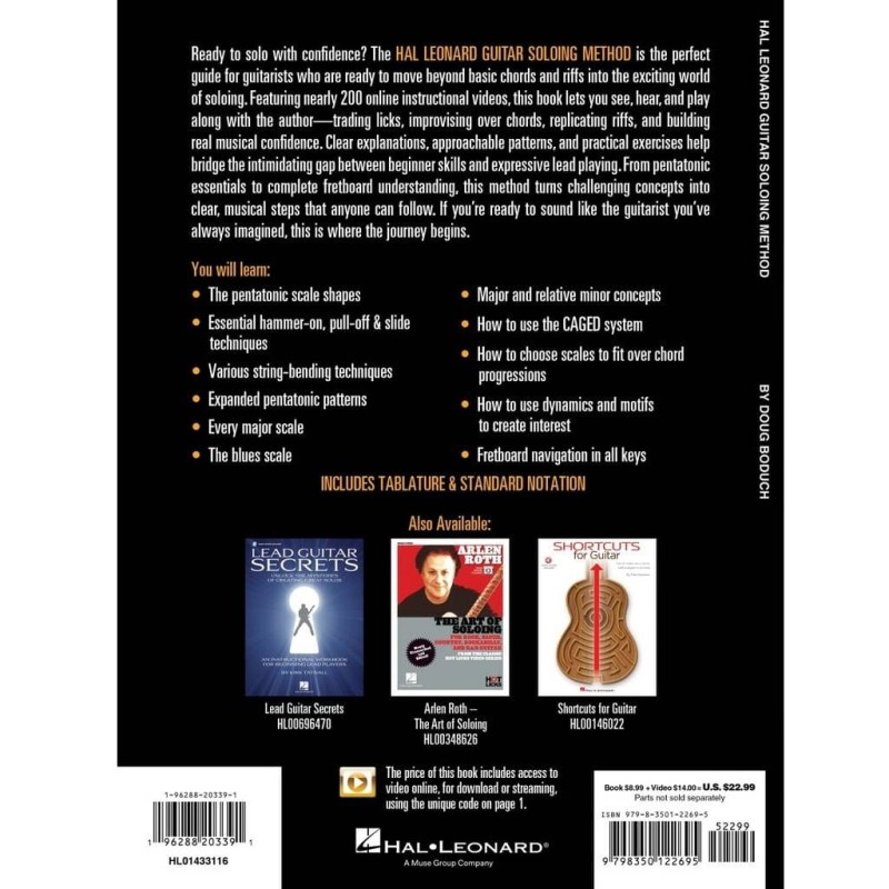 Hal Leonard Guitar Soloing Method (Ģitāra)