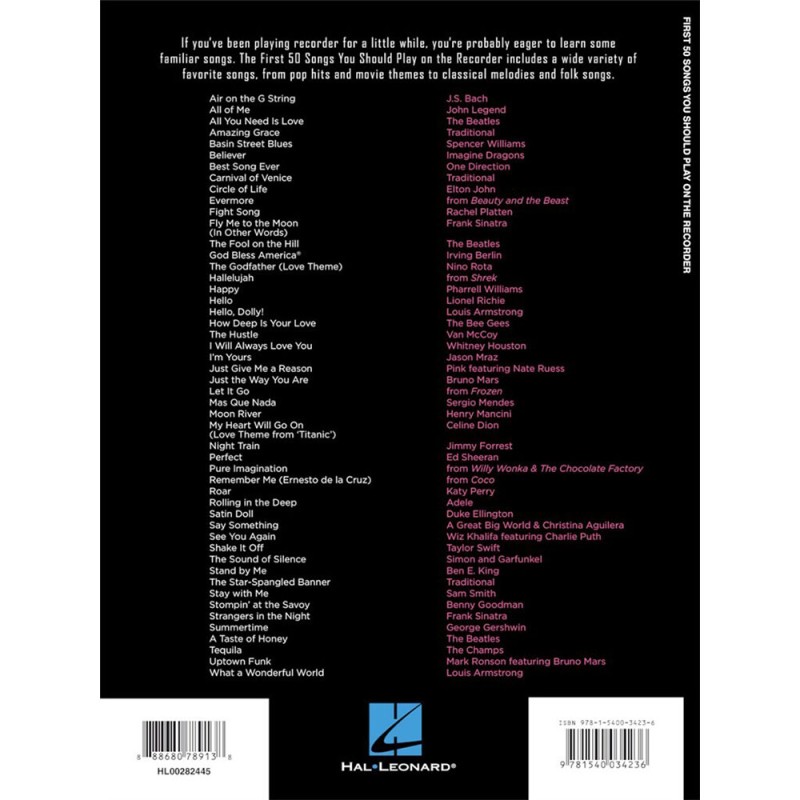 First 50 Songs You Should Play On Recorder (Blokflauta) First 50 Songs You Should Play On Recorder (Blokflauta)