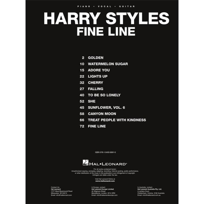 Harry Styles - Fine Line (Klavieres, Vokāls, Ģitāra)