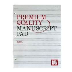 Sheet Music Notepad A4 96