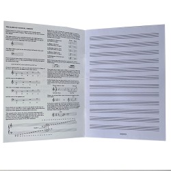 Sheet Music Book A4 32 pages