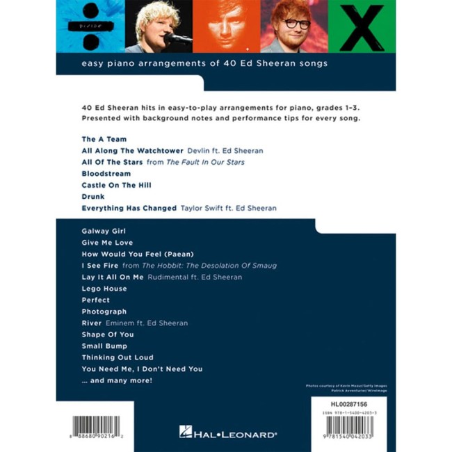 Really Easy Piano: 40 Ed Sheeran (Klavieres)
