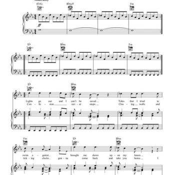 Coldplay: Music Collection (Klavieres, Ģitāra, Vokāls)